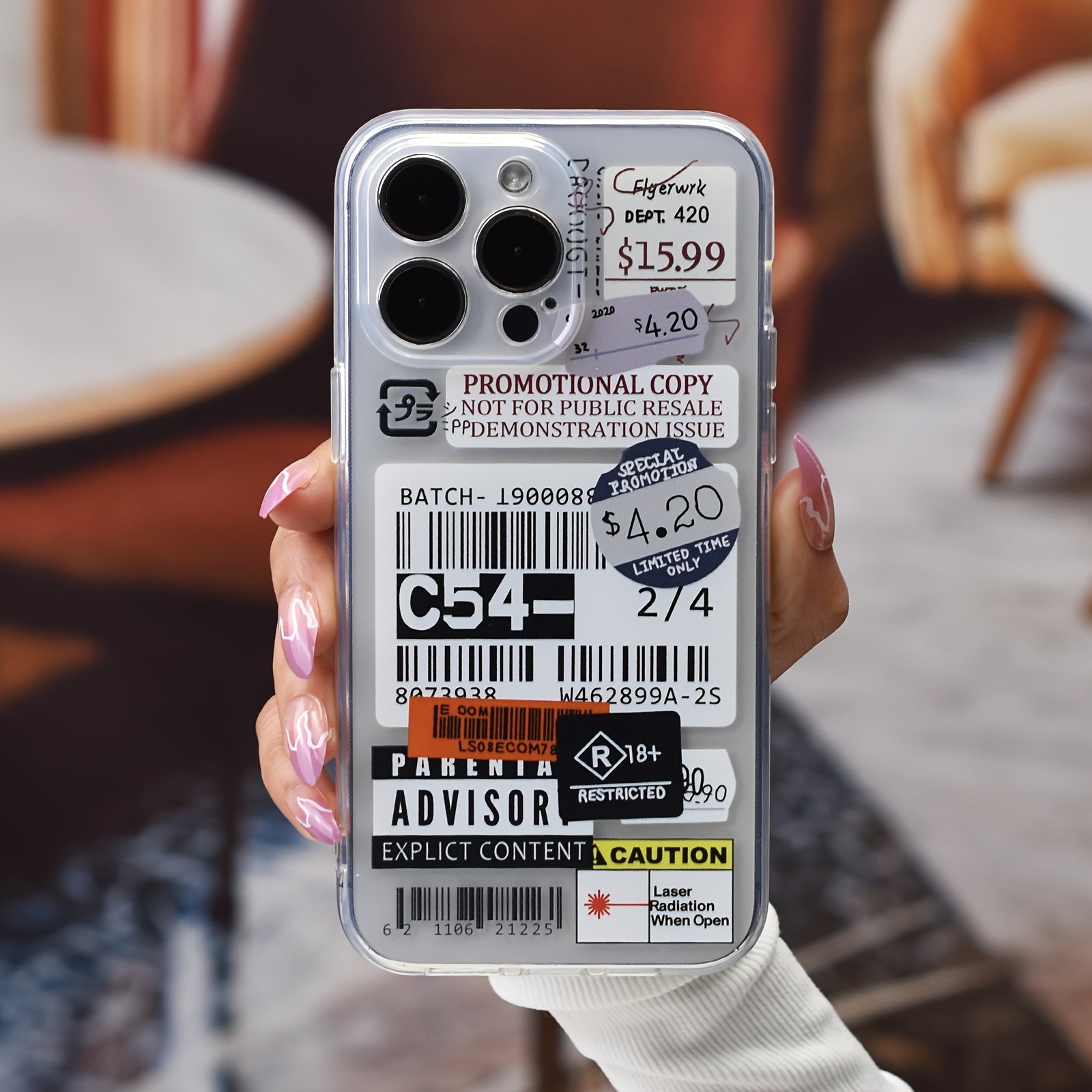 Label Pattern Design Shockproof Slim Protective Case Anti-Fall Phone Case Camera Lens All Inclusive Protecion Phone Soft TPU Case For IPhone7/8/11/ 12/13/14/X/XR/Xs/Plus/Pro/Pro Max/SE2/mini Series