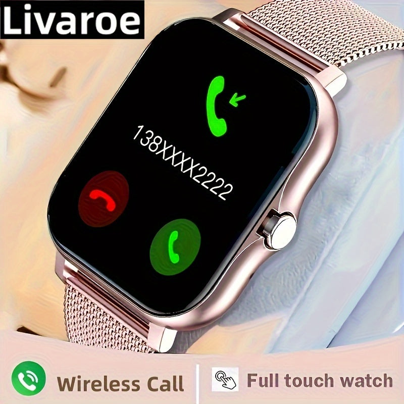 Smartwatch, Men's/Women's Watch, Call & Message Alerts, Large Screen Display, Multi-Sport Modes for Fitness Activities