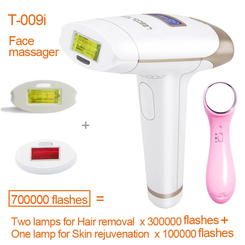 Lescolton 2in1 IPL Epilator Hair Removal LCD Display Machine T009i Laser Permanent Bikini Trimmer Electric Depilador a laser