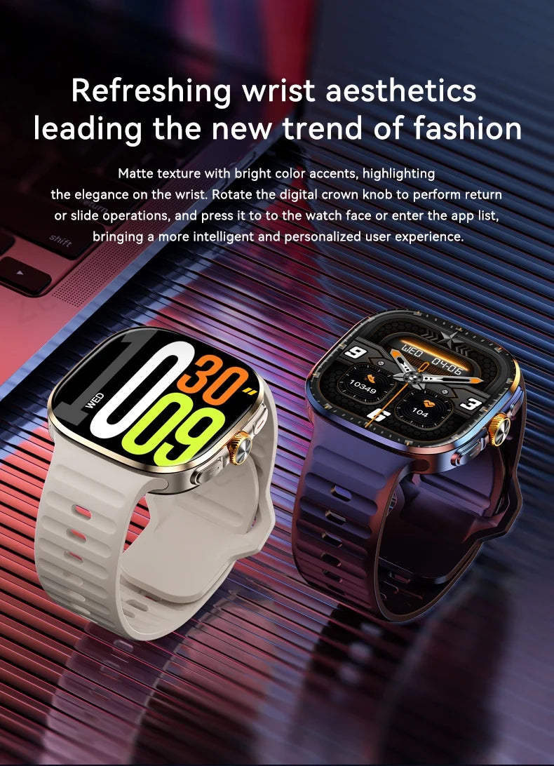 Original M99 Smartwatch 2.4 inch Amoled Screen insert 4G/5G Sim Card GPS WIFI 190° Rotating Camera Game Android 10.0 Smart Watch