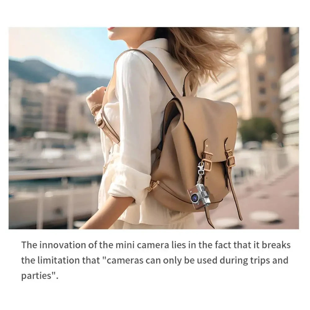 Magecam Thumb Keychain Camera 1.47 Inch Flip Screen Retro CCD Mini Digital Camera HD Very Small Camcorder Video Recorder