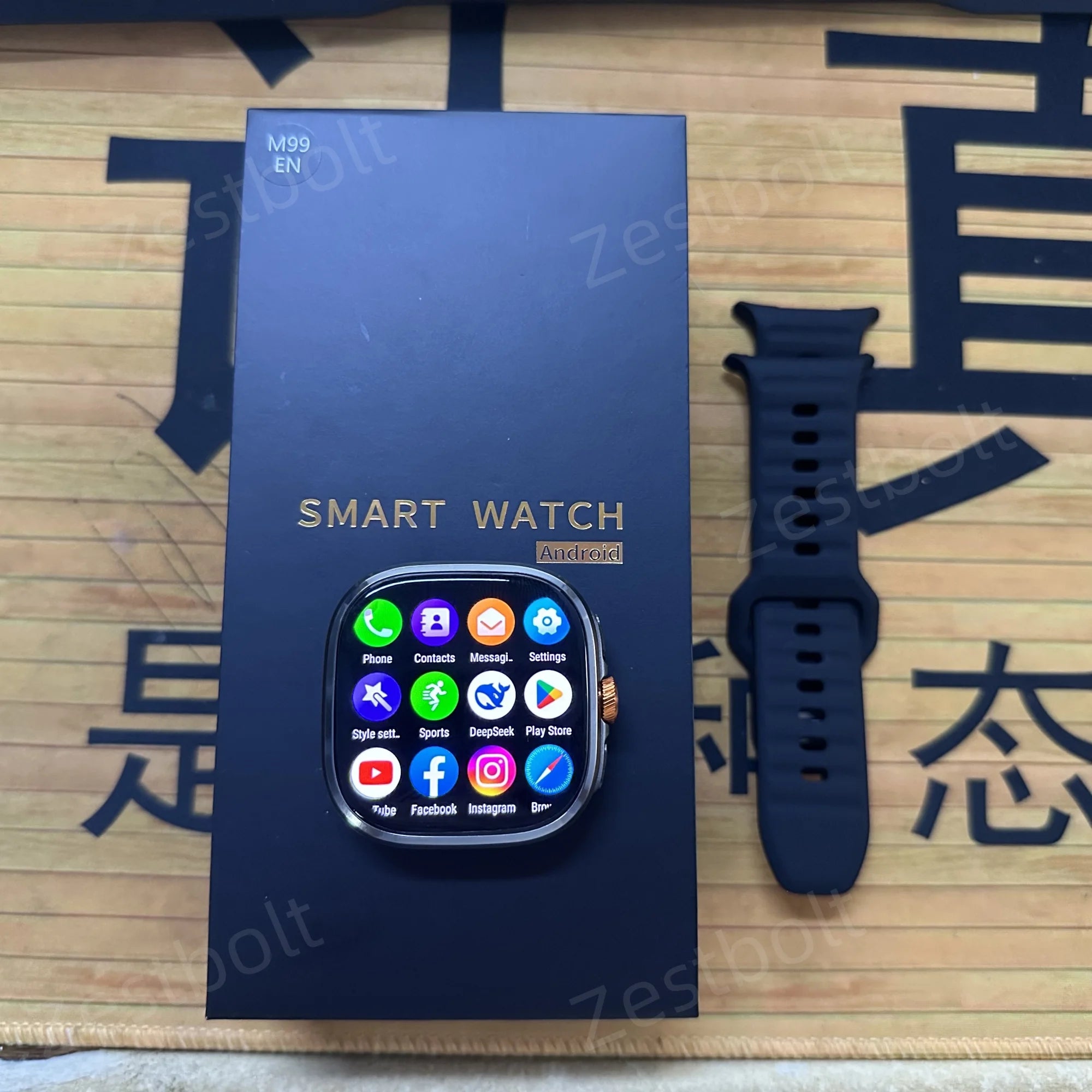 Original M99 Smartwatch 2.4 inch Amoled Screen insert 4G/5G Sim Card GPS WIFI 190° Rotating Camera Game Android 10.0 Smart Watch