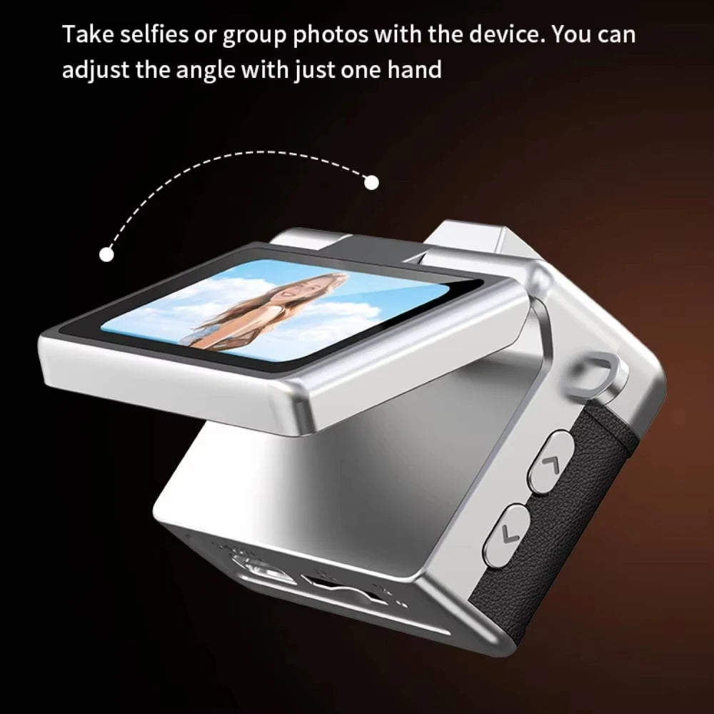 Magecam Thumb Keychain Camera 1.47 Inch Flip Screen Retro CCD Mini Digital Camera HD Very Small Camcorder Video Recorder