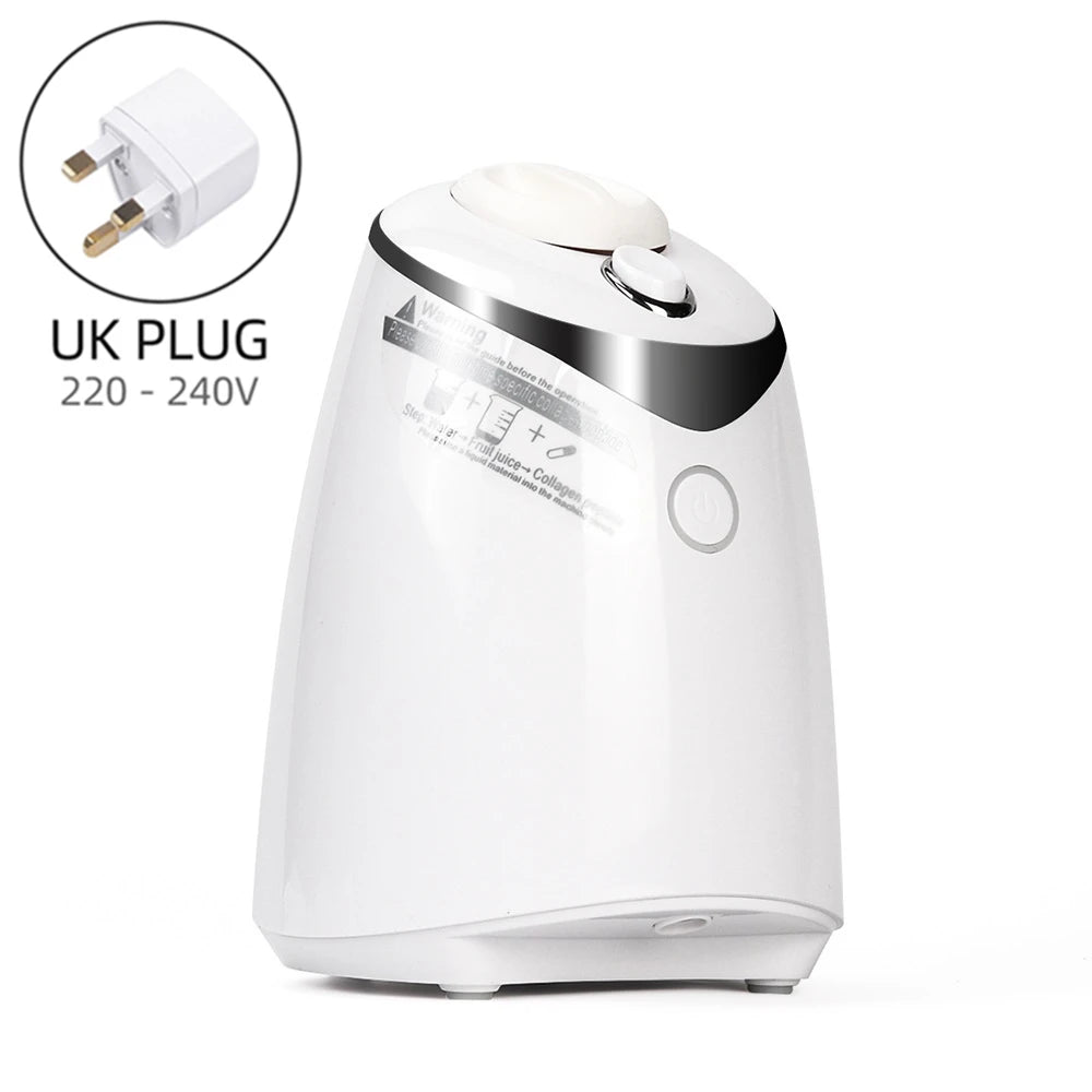 Self-Make Natural Fruit Face Mask Machine DIY Vegetable Juice Collagen Automatic Mask Maker Home Use Beauty Salon Mask Device