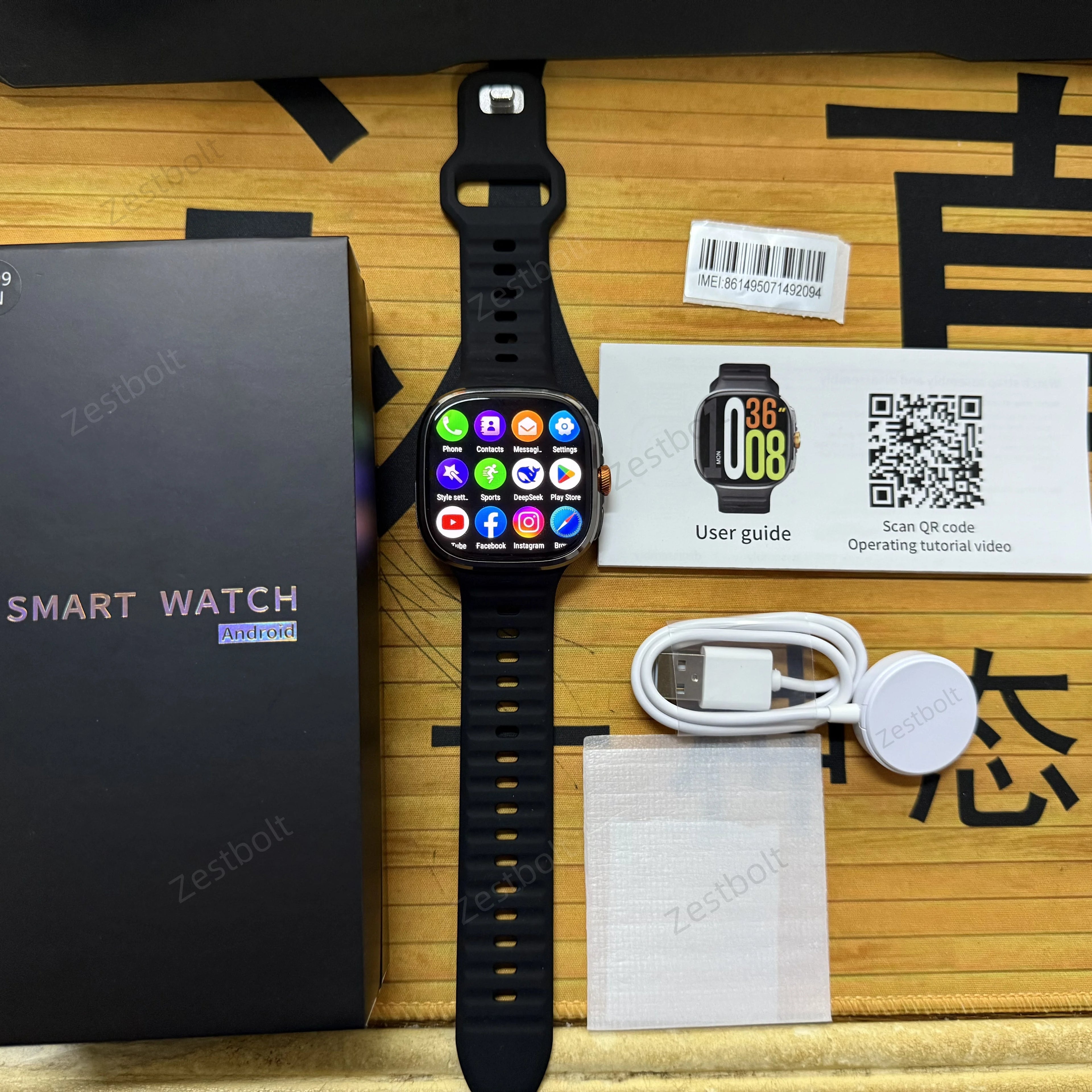 Original M99 Smartwatch 2.4 inch Amoled Screen insert 4G/5G Sim Card GPS WIFI 190° Rotating Camera Game Android 10.0 Smart Watch