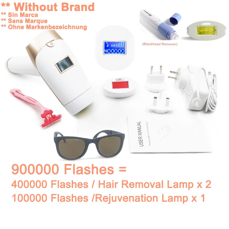 Lescolton 2in1 IPL Epilator Hair Removal LCD Display Machine T009i Laser Permanent Bikini Trimmer Electric Depilador a laser