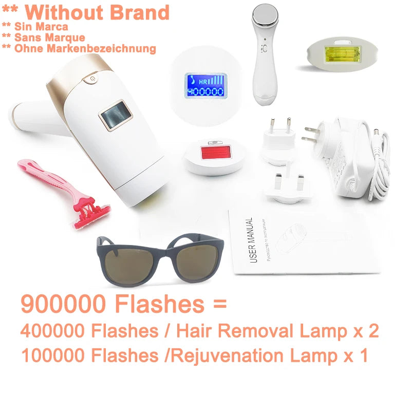 Lescolton 2in1 IPL Epilator Hair Removal LCD Display Machine T009i Laser Permanent Bikini Trimmer Electric Depilador a laser