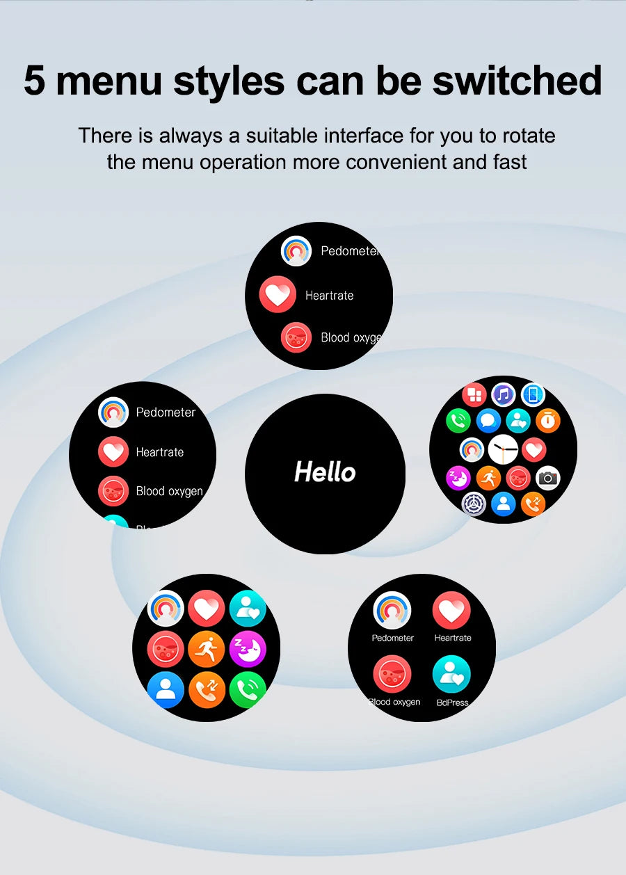 LEMFO LT10 Smart Watch 2024 Android Gift Bluetooth Call Smartwatch 2024 Touch Dial Music Fitness Tracker Sports Watches