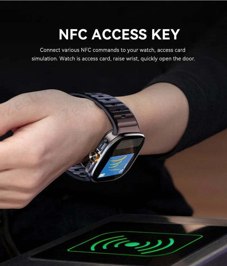 Original M99 Smartwatch 2.4 inch Amoled Screen insert 4G/5G Sim Card GPS WIFI 190° Rotating Camera Game Android 10.0 Smart Watch