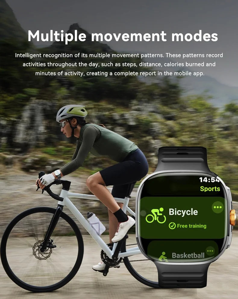 Original M99 Smartwatch 2.4 inch Amoled Screen insert 4G/5G Sim Card GPS WIFI 190° Rotating Camera Game Android 10.0 Smart Watch