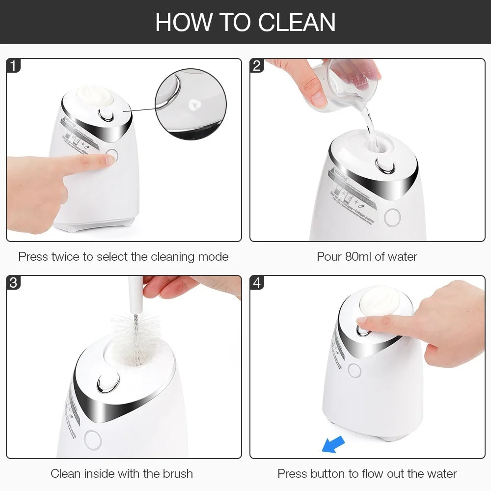 Self-Make Natural Fruit Face Mask Machine DIY Vegetable Juice Collagen Automatic Mask Maker Home Use Beauty Salon Mask Device